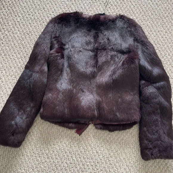 Hugo Boss real rabbit fur winter jacket, size S